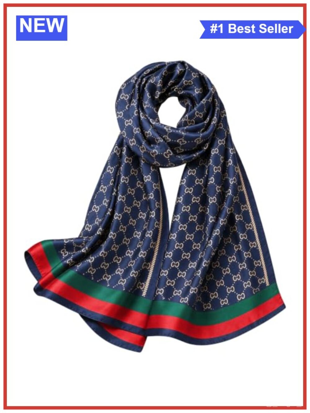 Silk-Feel Oversized Scarf Satin Travel Wrap Shawl Lightweight